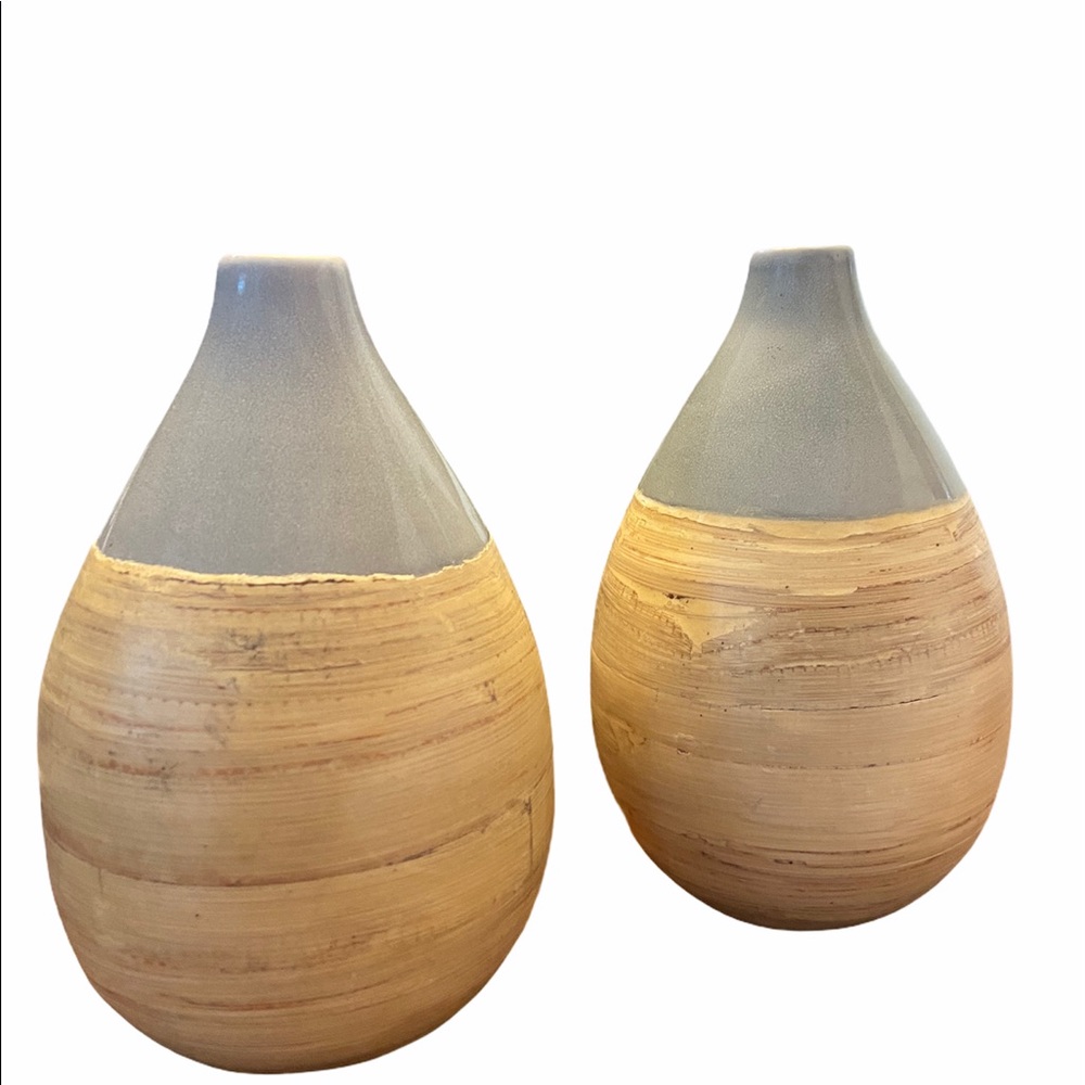 Set of ceramic decorative vases - Picture 3 of 4